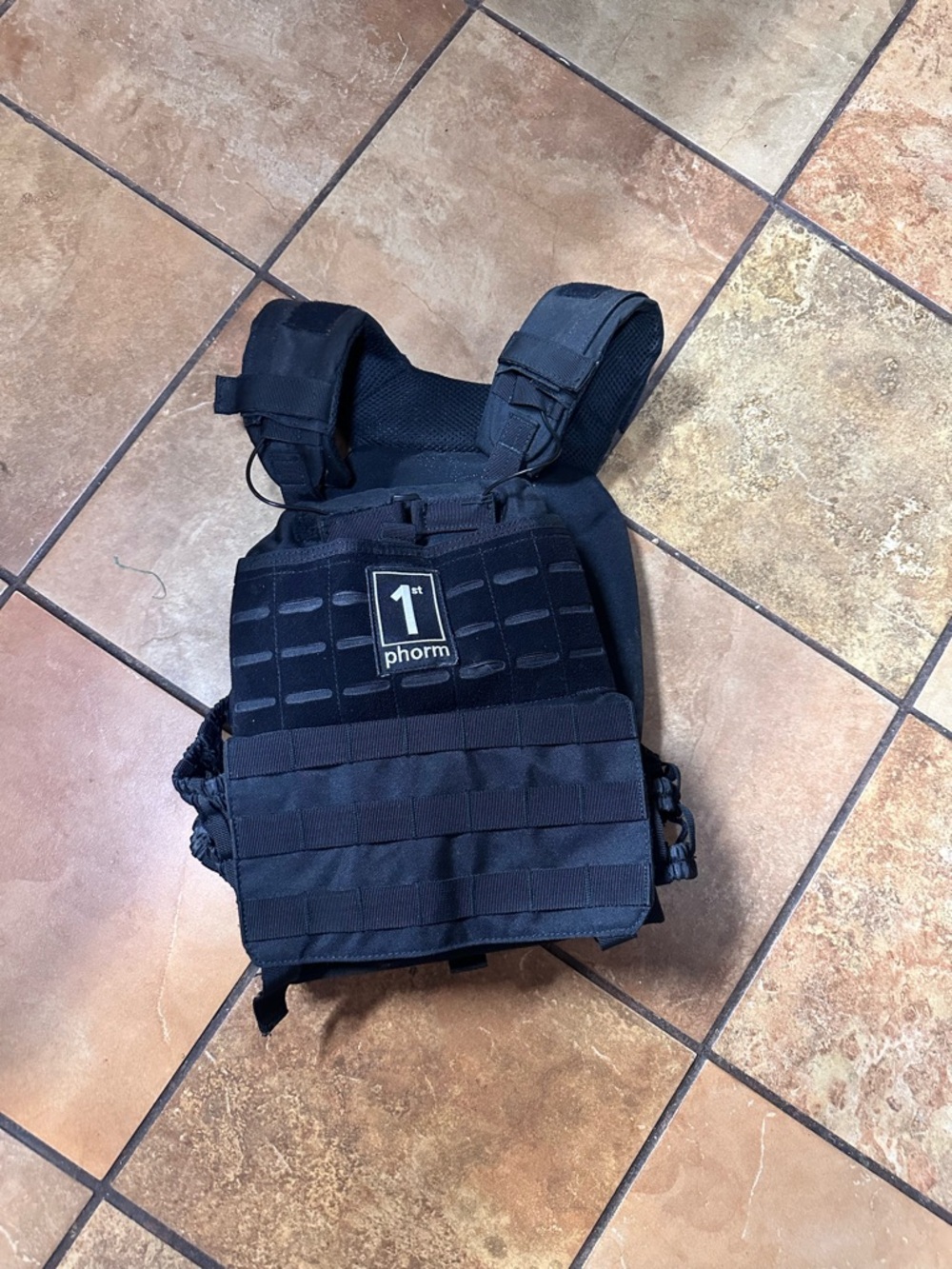 1st Phorm Tactical Plate Carrier Vest - Black